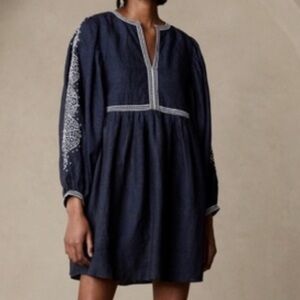 Banana Republic YARA Embroidered Mini Dress